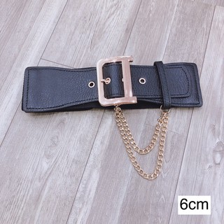 Đai váy / belt bản 6cm kèm xích