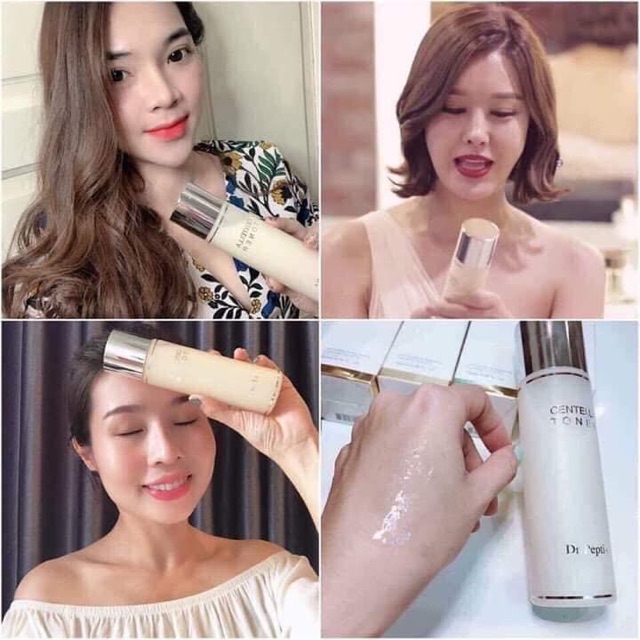 Nước hoa hồng dưỡng trắng căng bóng Toner Dr pepti centella toner