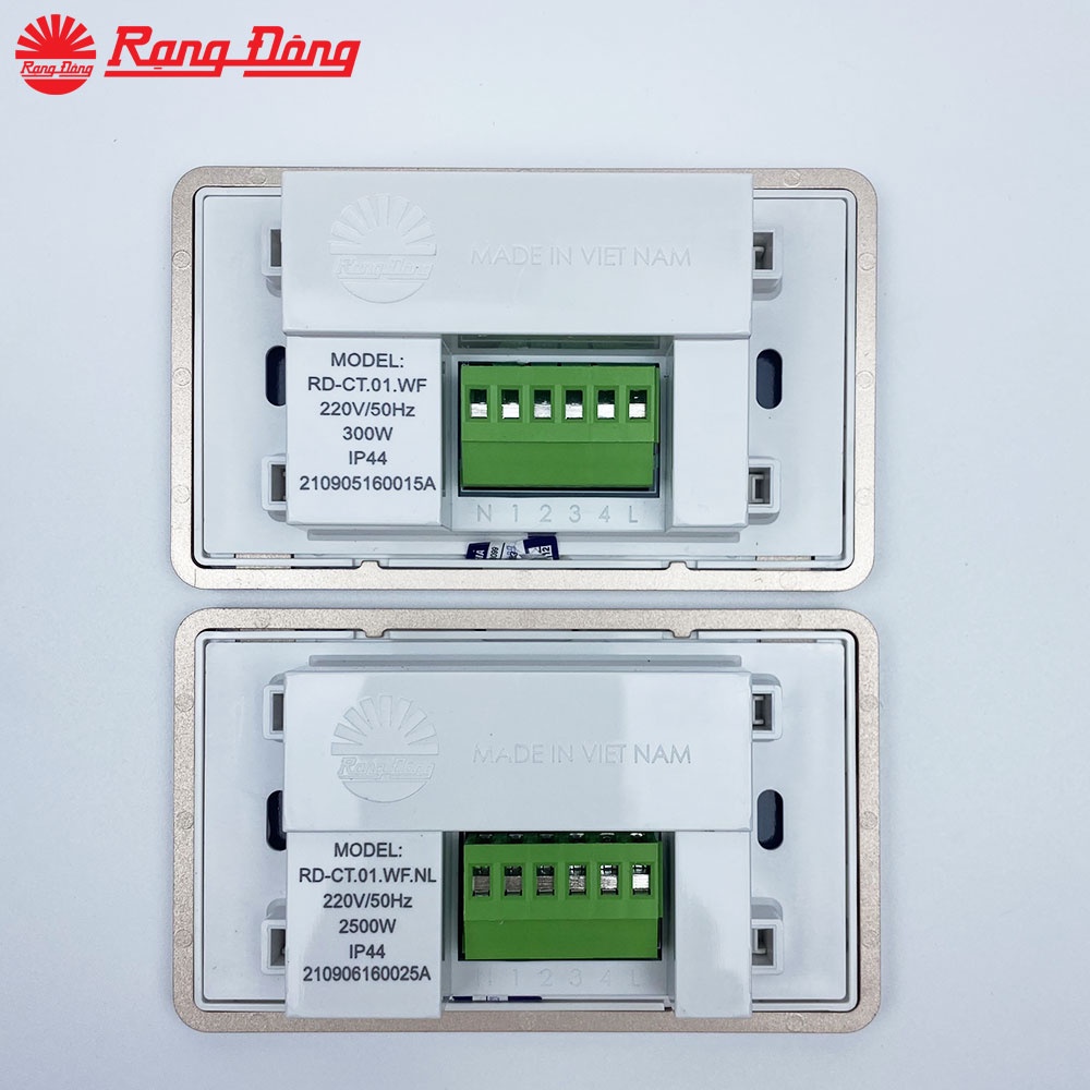 Công tắc WIFI cảm ứng Rạng Đông 300W công tắc bình nóng lạnh 2500W