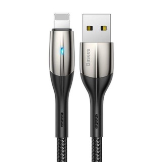 Cáp iPhone BASEUS Horizontal Data Cable (With An Indicator Lamp) 1,5A2.4A 1m/2m