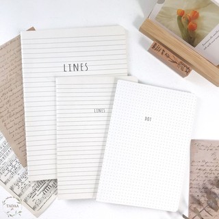 Sổ tay bìa các mẫu dotgrid và line khổ A5,B5 40 tờ đơn giản