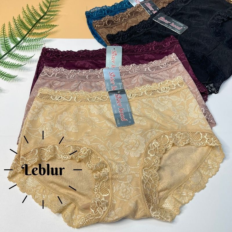 Quần lót viền ren cao cấp, chip chất lanh cực mát mẻ, nội y Sisterhood Thái Lan 786, Leblur