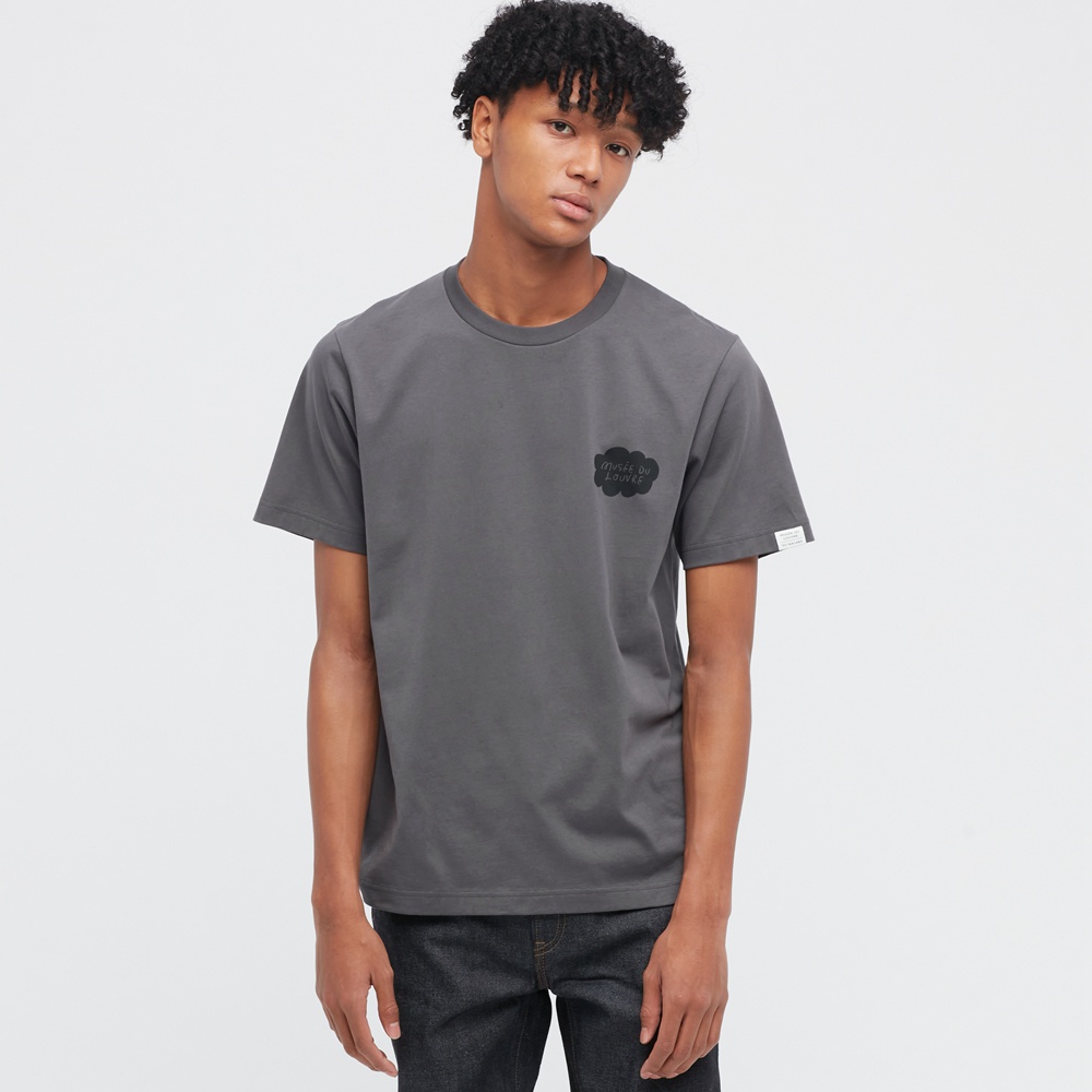 Áo Thun Nam/Nữ Uniqlo Tay Ngắn In Hình Louvre Museum x Nagaba Yu 448580