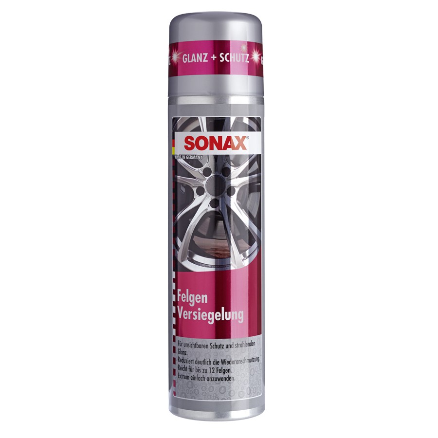 Chai xịt tăng độ bóng và bảo vệ chống bụi bẩn, dầu mỡ cho mâm xe Sonax Rim Shield 436300 400ml ducthanhauto