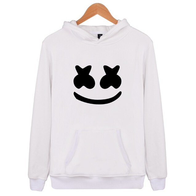 Áo Hoodie Cotton Plus Size Xxs-4Xl In Hình Marshmello