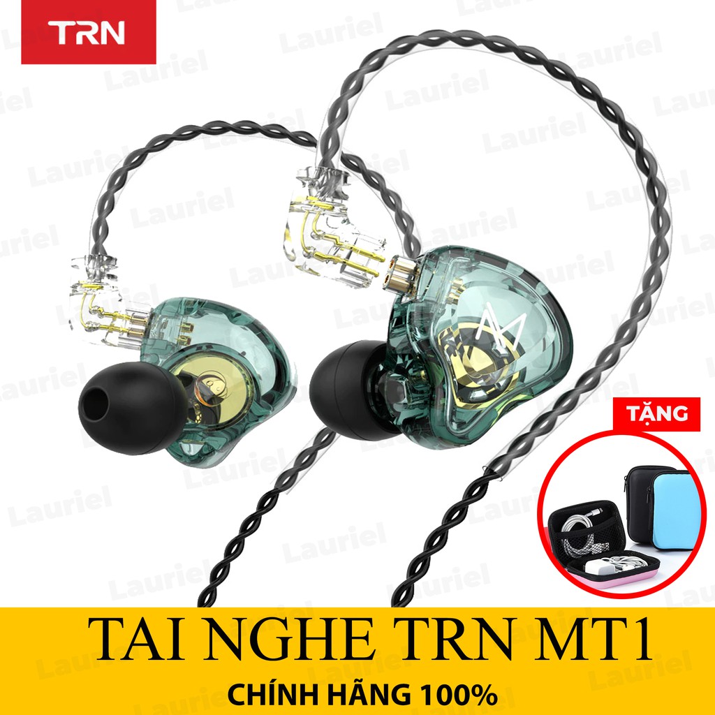 Tai nghe nhét tai TRN MT1 Dynamic HIFI chống ồn thể thao có micro đàm thoại