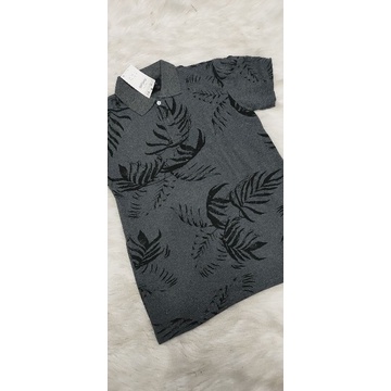 Áo tay ngắn có cổ thun cá sấu