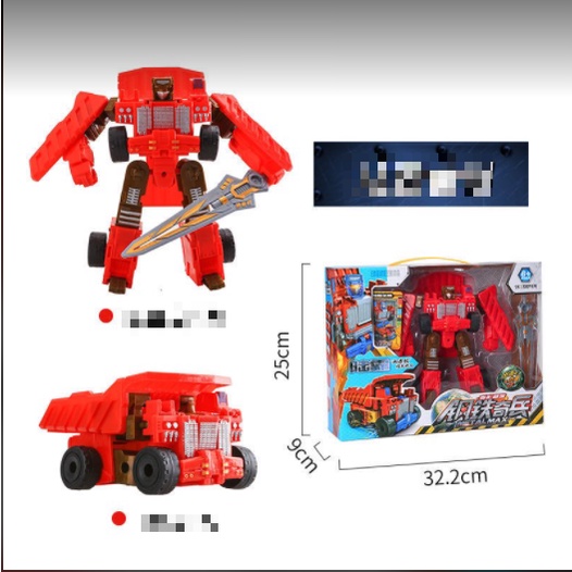 [Hàng sẵn] Xe biến hình thành Robot chien dau siêu ngầu cho bé