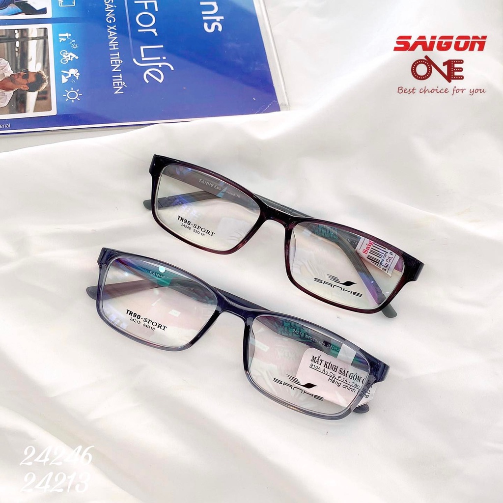 Gọng Kính Cận Siêu Dẻo Bền Sanhe