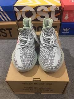 (Video cận cảnh) Giày Sneaker YZY Blue Tint