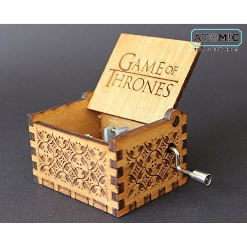 Hộp Nhạc Phim Game Of Thrones - Hộp Nhạc Gỗ Cơ Quay Tay Mini & Cổ Điển