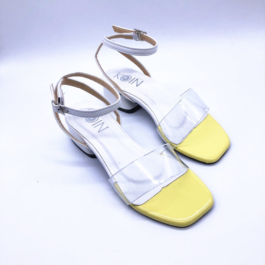 Giày sandals quai ngang trong suốt Koin SDQN82