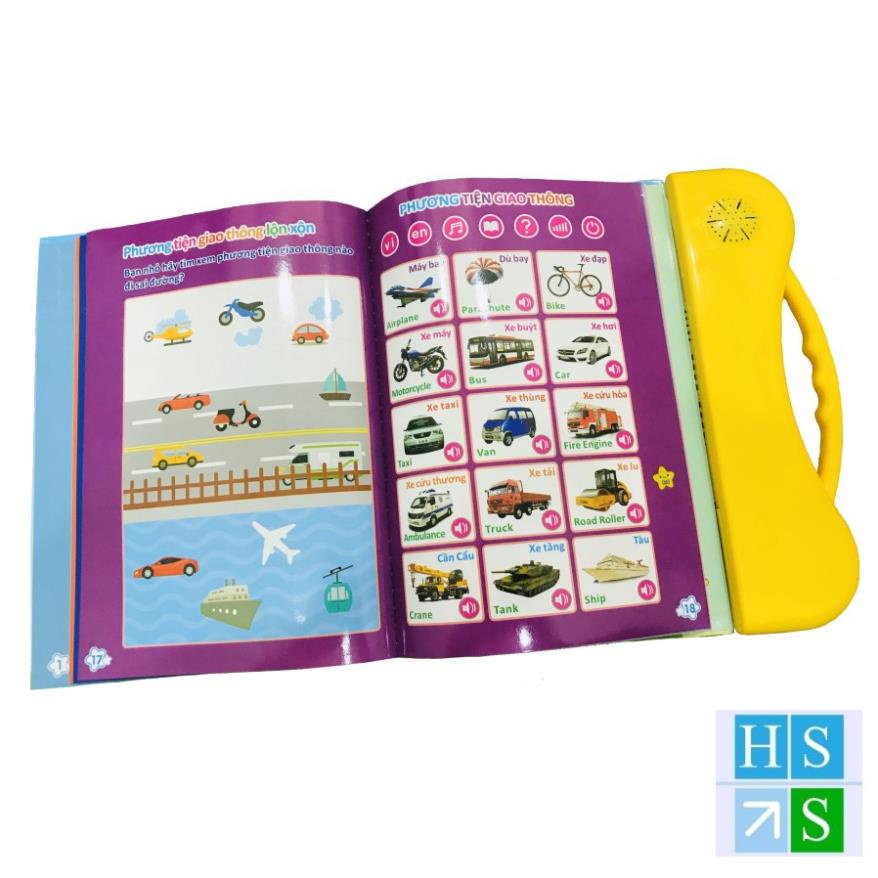 (Bản nâng cấp) Sách nói điện tử song ngữ (Anh - Việt) Thanh Nga giúp trẻ học tốt Tiếng Anh - HS Shop Thủ Đức