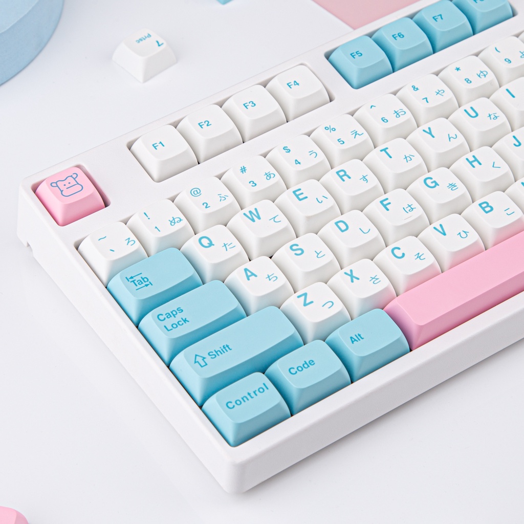 127 phím Cấu hình XDA Keycaps PBT Thuốc nhuộm thăng hoa Bố cục ANSI Keycaps tùy chỉnh cho Cherry MX Gateron Kailh Công tắc Bàn phím cơ
