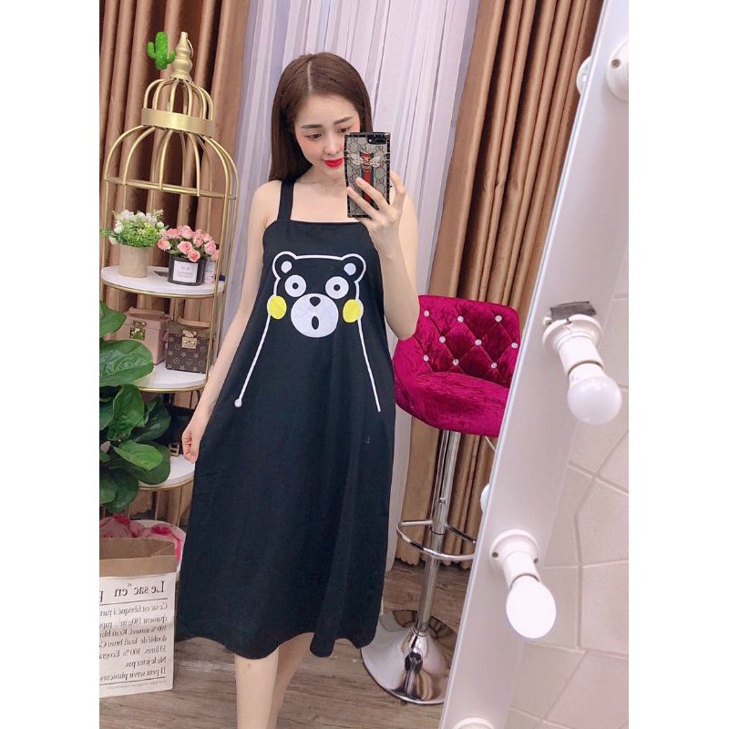 🎀🎀 Đầm ngủ suông chất cotton mềm mát mặc ở nhà 🎀🎀 | BigBuy360 - bigbuy360.vn