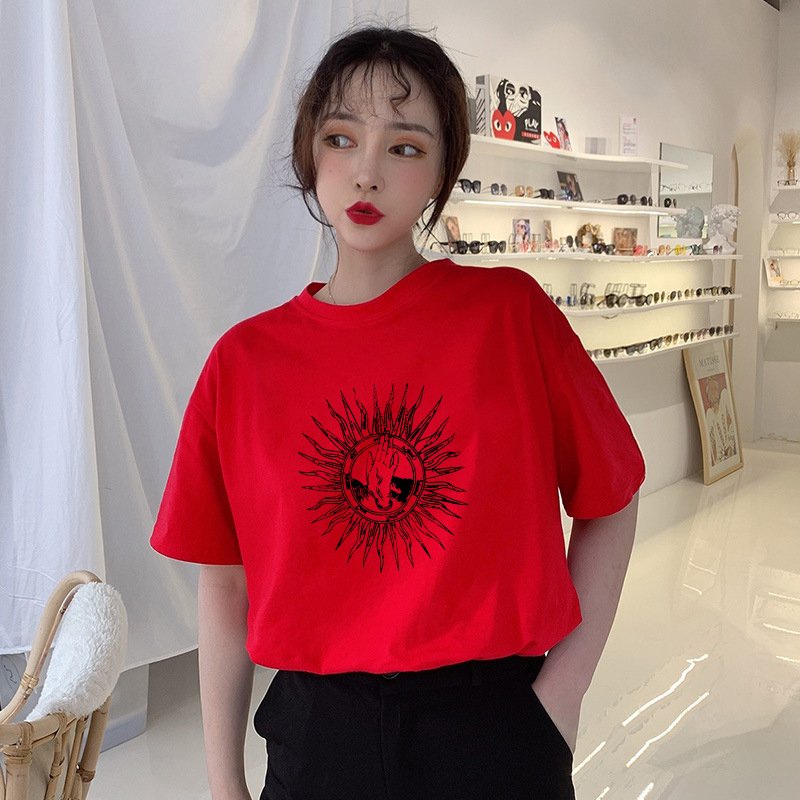 Áo Thun Tay Lỡ In Nhiệt Bàn Tay Mặt Trời Unisex chất Cotton phong cách Ulzzang  ATIN19 - Áo Phông chất Cotton cao cấp | BigBuy360 - bigbuy360.vn