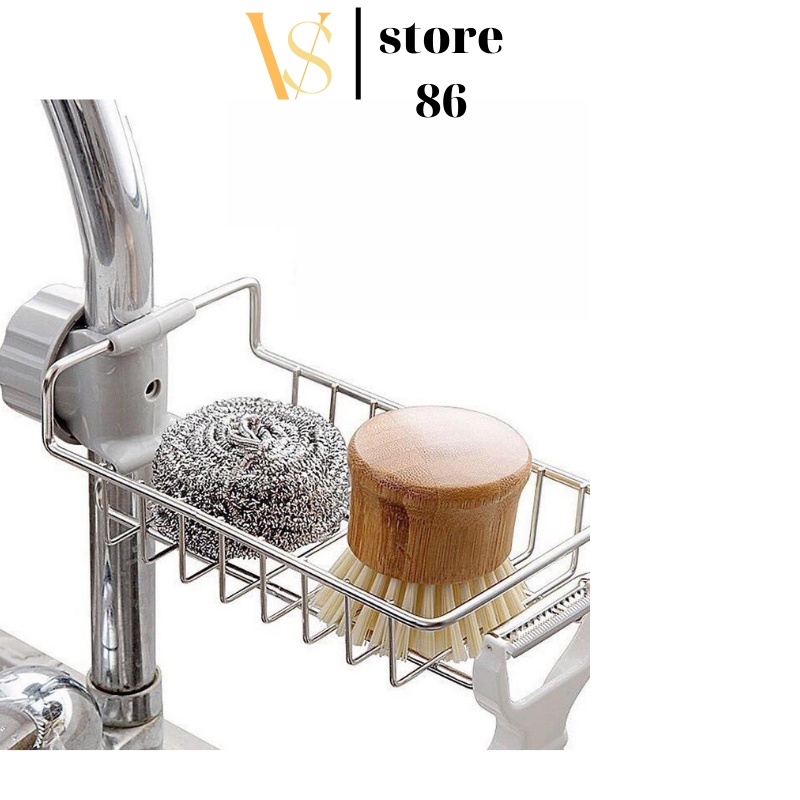 Khay Giả Inox Để Đồ Bồn Rửa Chén, Khay Inox Gắn Vòi Rữa Chén Rửa Chén Gắn Vòi Rửa Bát Cực HOT