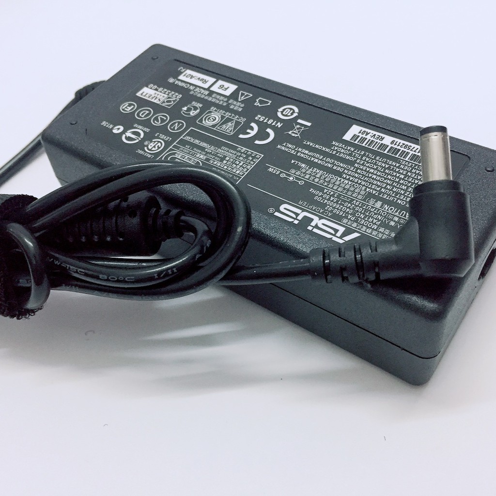 Sạc Laptop Asus zin củ vuông 19V - 2.37A chân chân thường to 5.5mm x 2.5mm (19V 1,75A 33W cũng tương thích)