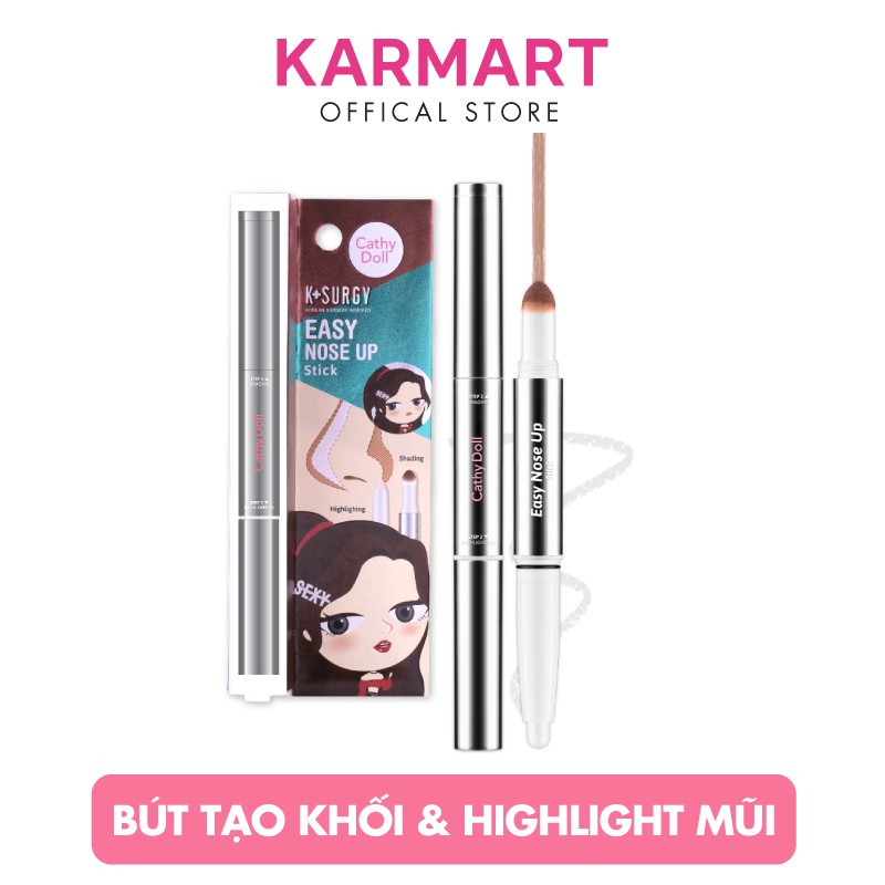 Bút Tạo Khối Và Highlight 2 Trong 1 Cathy Doll Easy Nose Up Stick 0.5g+1.1g | BigBuy360 - bigbuy360.vn