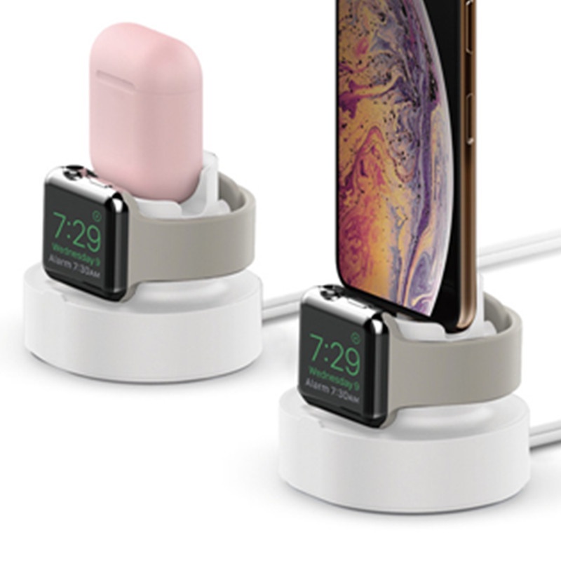 Watch Charging Stand Charger Dock Station 3 In 1 Charging Stand