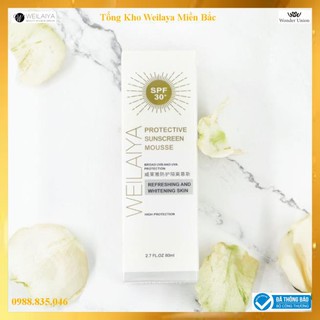 Bọt chống nắng trắng da Weilaiya