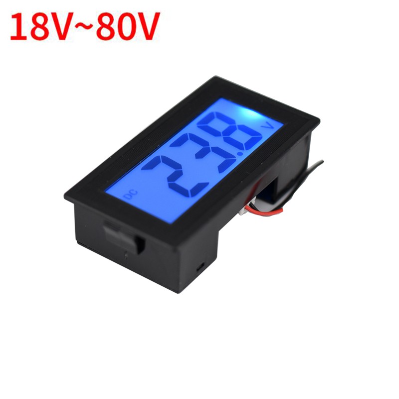 Đồng Hồ Đo Áp DC 8V ~ 200V Hiển Thị LCD