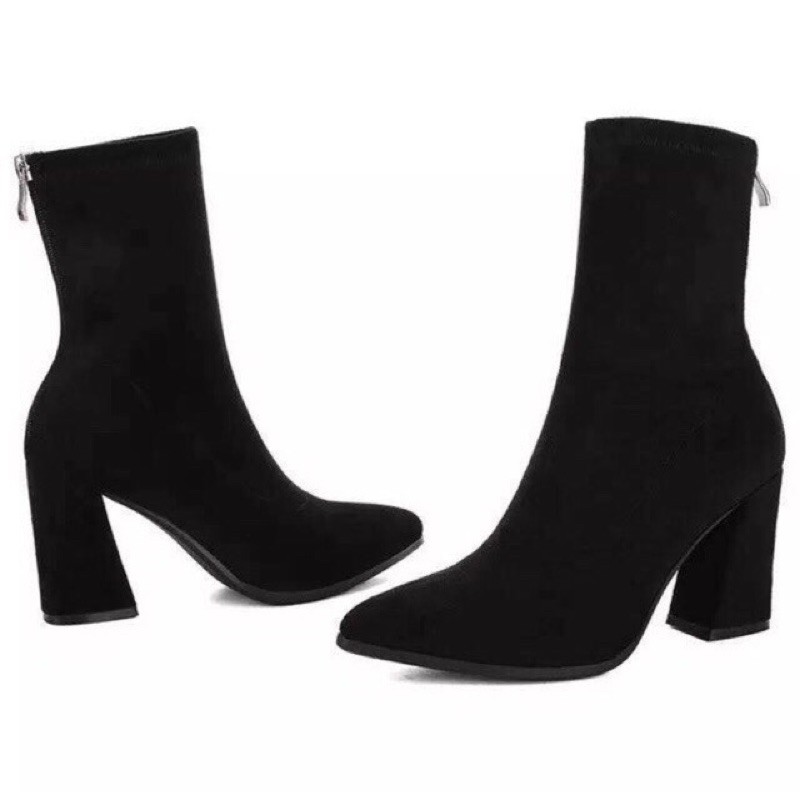 boot lửng đế đỏ 7cm | BigBuy360 - bigbuy360.vn