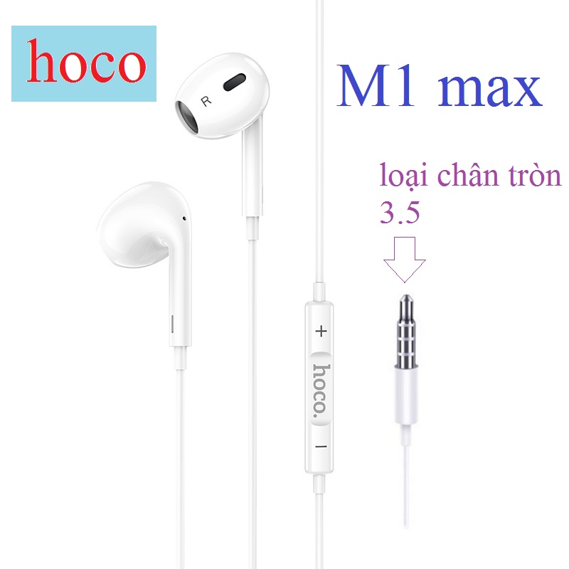 tai nghe dây 3.5 Hoco M1 Max có mic