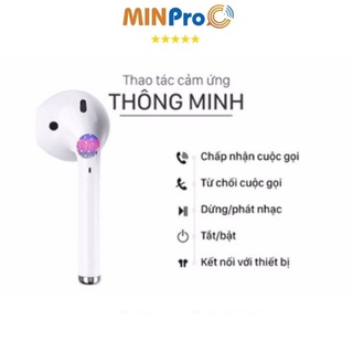 Tai nghe bluetooth i12 MINPRO tai nghe không dây, chơi game, nghe nhạc giá rẻ