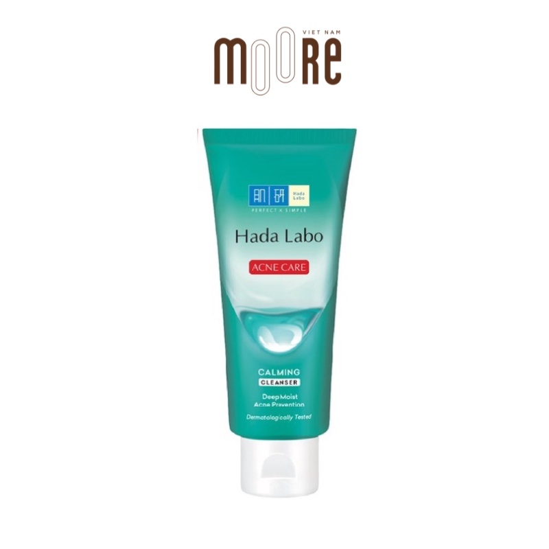 Sữa rửa mặt mềm mịn da HADA LABO Advanced Nourish/ Pro Aanti Aging/ Acne Care/ Perfect White Cleanser 80G