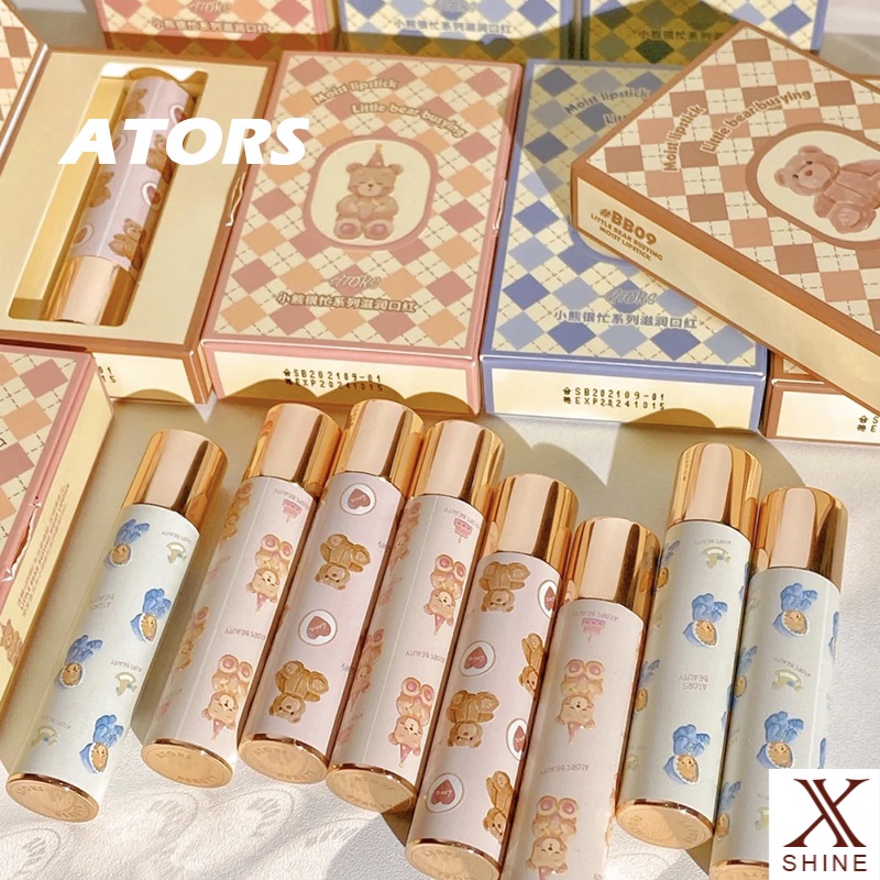Son Thỏi Bóng ATORS Son Dưỡng Có Màu Little Bear Lipstick