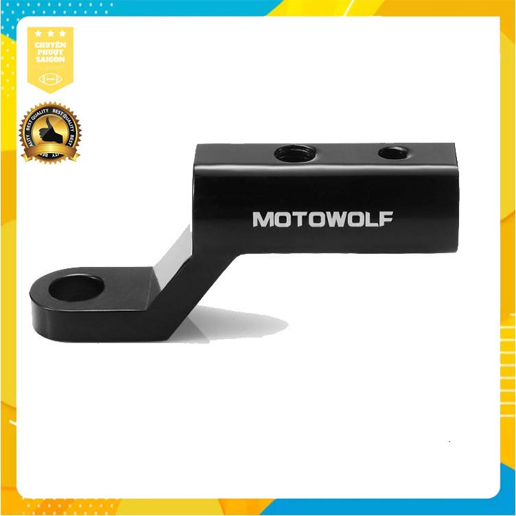 Pad Mở Rộng CNC Gắn Chân Gương Cao Cấp Chính Hãng MOTOWOLF