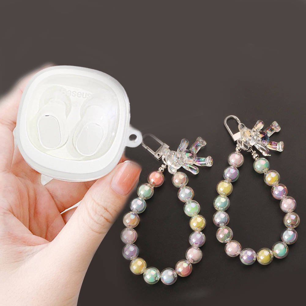 Ốp Điện Thoại TPU Silicon Màu Trong Suốt Có Dây Đeo baseus WM01 / wm02 Cho baseus wm02