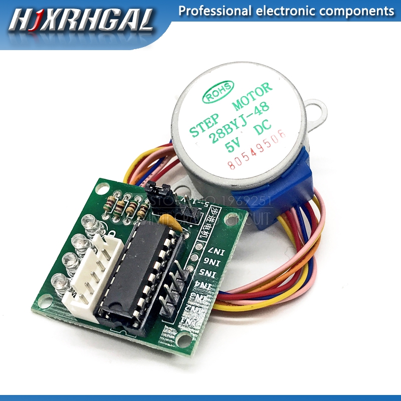 Động Cơ Bước 4 Pha 5v + Bo Mạch Điều Khiển Uln2003 Cho Arduino