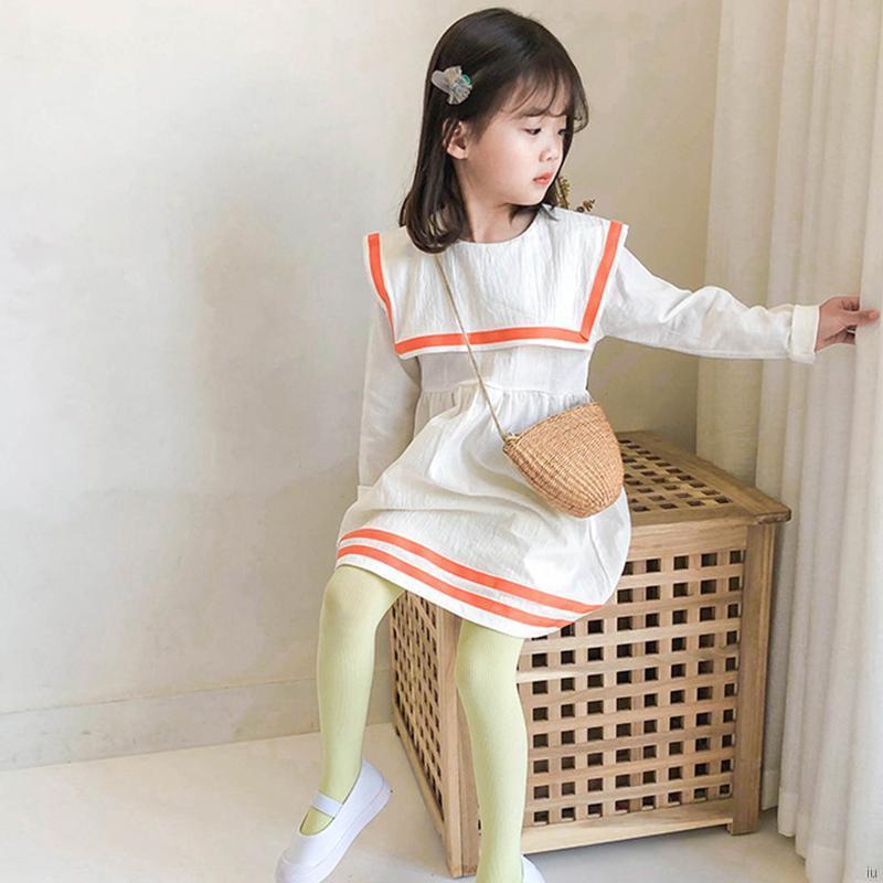 Quần Legging Màu Trơn Đơn Giản Cho Bé Gái