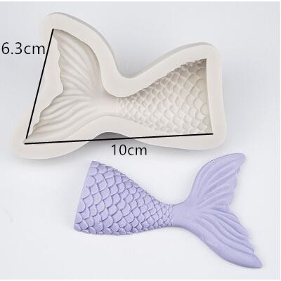 Khuôn Làm Bánh / Xà Phòng Hình Vỏ Sò / Sao Biển 3D Bằng Silicone DIY