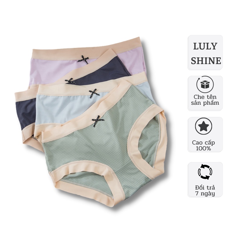 Quần lót su lụa siêu mát, quần lót nữ thun lạnh cao cấp Luly Shine Q57