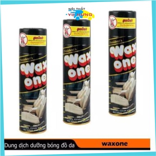 Chai xịt đánh bóng da cao cấp wax one