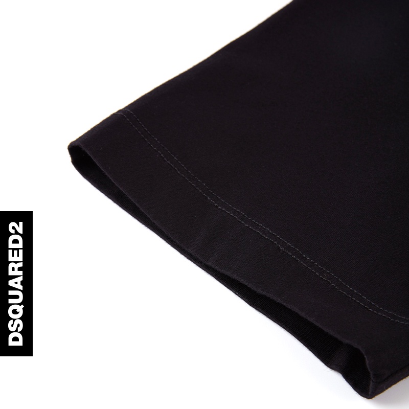 Áo Thun Cotton Ngắn Tay In Họa Tiết Đơn Giản Theo Phong Cách Đường Phố Dành Cho Nam / D2 Power / DSQUARED2 / D