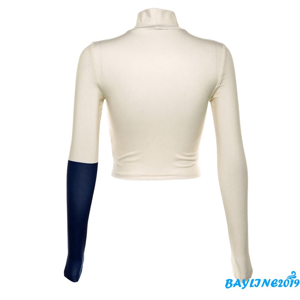 Áo Thun Lửng Tay Dài In Chữ Thời Trang Dành Cho Nữ