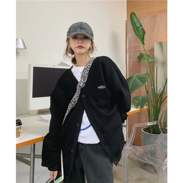 áo khoác cardigan dáng rộng pha nỉ dày dặn phong các hàn quốc cho mùa đông giá rẻ | BigBuy360 - bigbuy360.vn