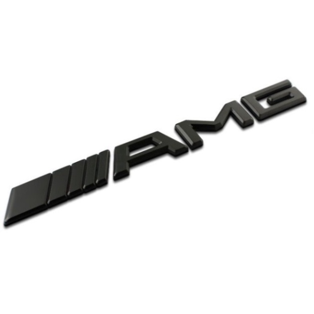 [GIÁ SỐC - HÀNG CHÍNH HÃNG] Decal logo 3D hợp kim inox chữ nổi AMG dán xe đuôi ô tô: Màu Đen và Bạc (HÀNG LOẠI 1)