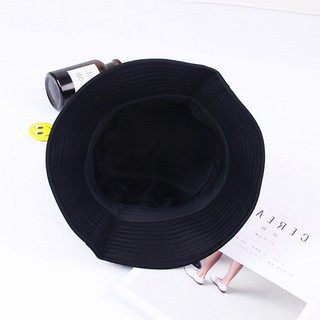 Nón Bucket Trơn Đen Siêu Hót