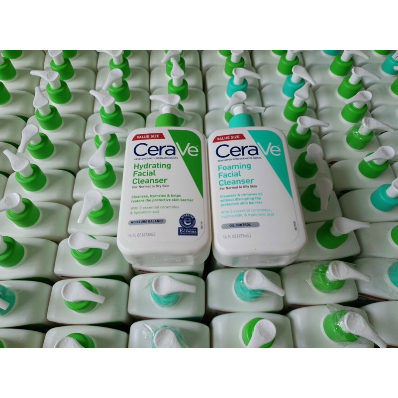 Sữa rửa mặt dạng kem dưỡng ẩm Cerave Hydrating Cream To Foam Cleanser 473ml | BigBuy360 - bigbuy360.vn