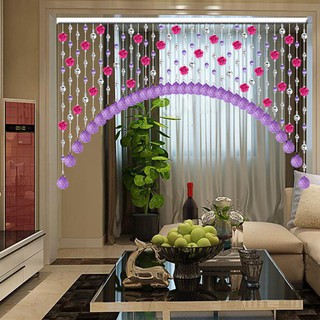 Rèm Cửa Hạt Pha Lê Trong Suốt