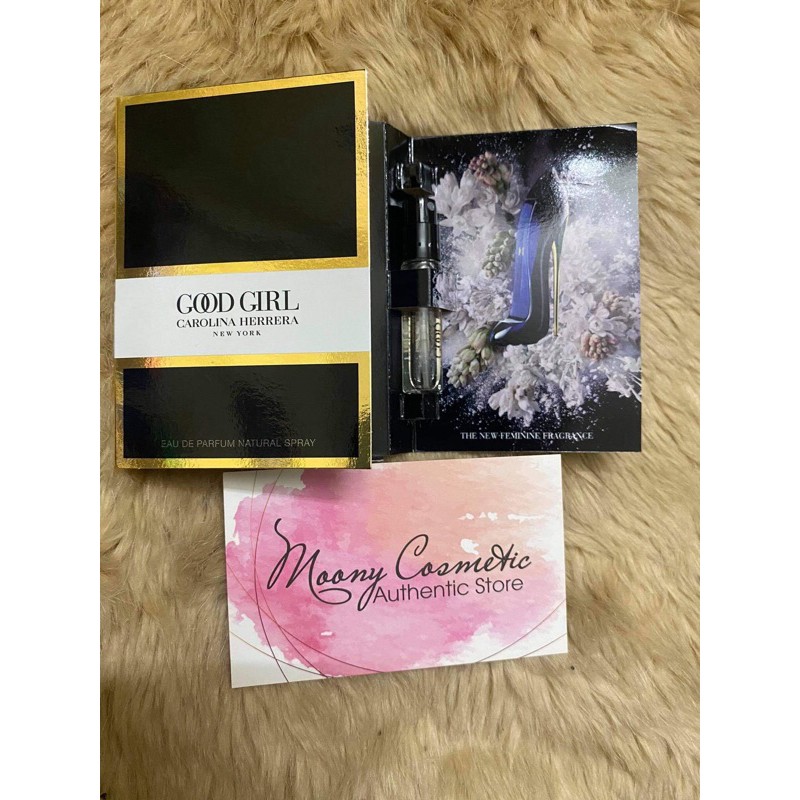 vial mẫu thử nước hoa nam nữ Carolina Herrera Good Girl Legere( guốc trắng)/212 vip/Bad boy 1.5ml