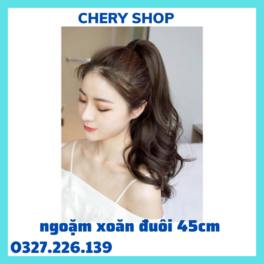 Tóc giả nữ đẹp ❤️❤️ FREESHIP ❤️❤️ ngoặm xoăn n40 sale