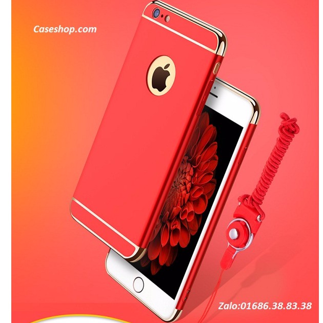 ôp 3 mảnh Iphone 6/6s (đỏ)
