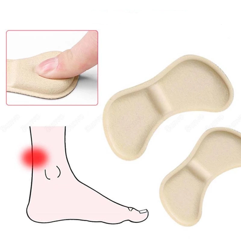 [LOẠI 1] Miếng lót giày bảo vệ sau gót 4D, có keo dán tiện dụng giúp không rớt gót khi mang giày GOT