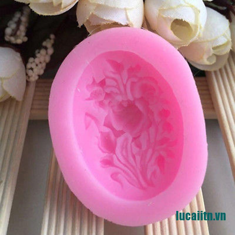 hot&Rose Flower Silicone Fondant Mold Cake Decor Chocolate Sugarcraft Baking Mould